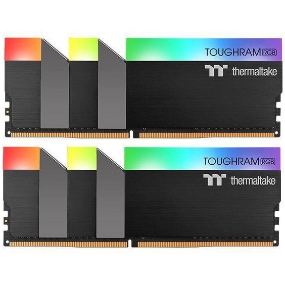 Fotografie Memorie Thermaltake ToughRAM RGB, 32GB DDR4, 3600MHz CL18, Dual Channel Kit