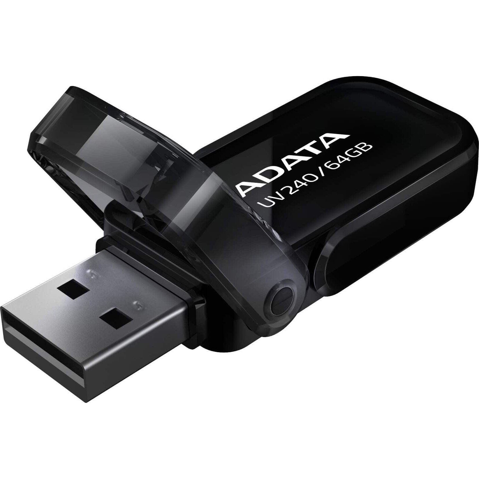 Fotografie Memorie USB ADATA UV240, 64GB, USB 2.0, Negru