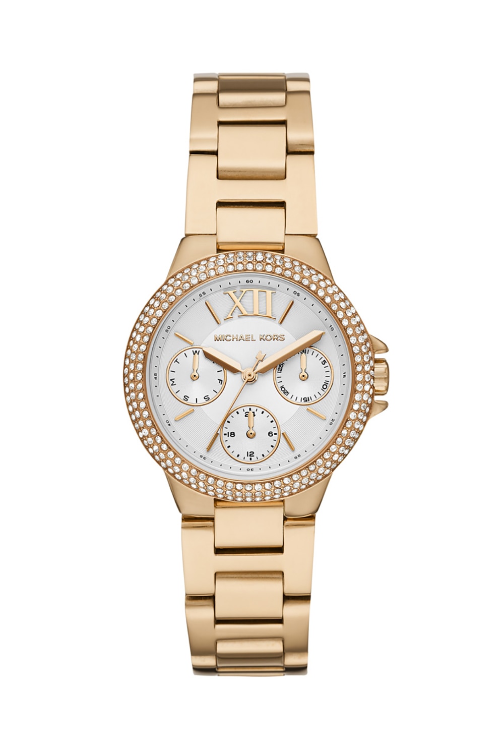Fotografie Michael Kors, Ceas quartz decorat cu cristale, Auriu