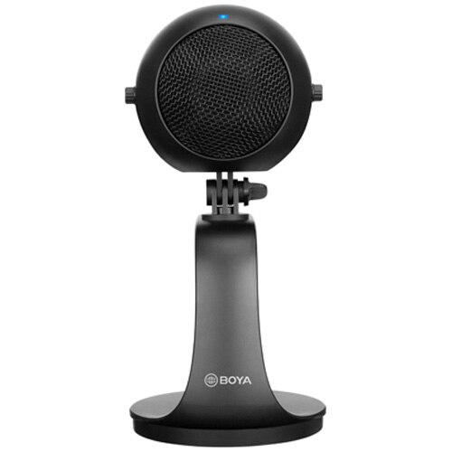 Fotografie Microfon Boya BY-PM300 pentru podcasting, cardioid, USB-C, iesire casti, control volum/mute, compatibil Android, Windows, Mac OS