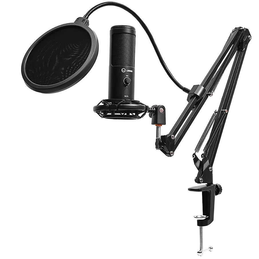 Fotografie Microfon gaming Lorgar Voicer 931 Black