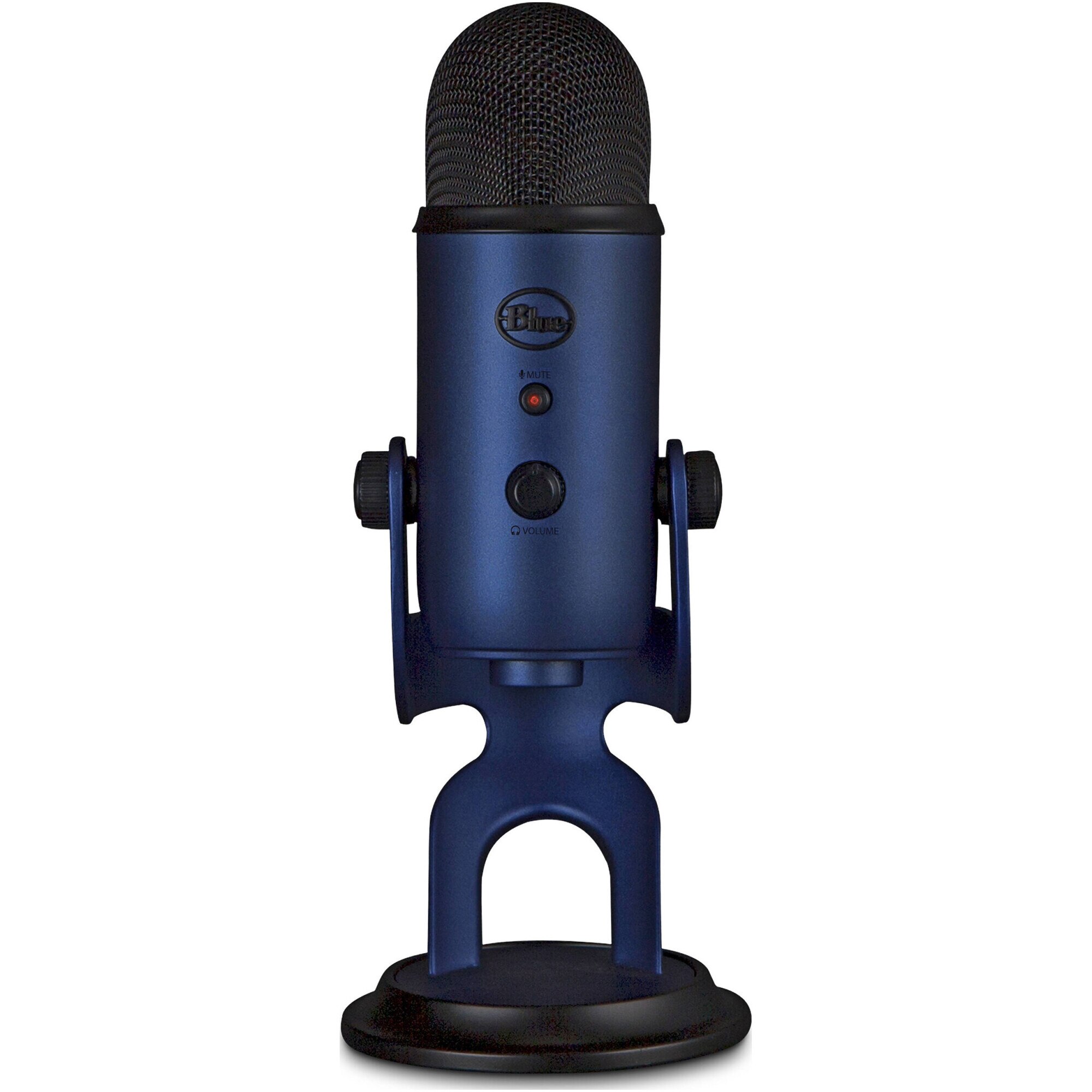 Fotografie Microfon Profesional Blue Yeti USB, PC & Mac, Gaming, Podcast, Streaming, Recording, Multi-Pattern, Midnight Blue