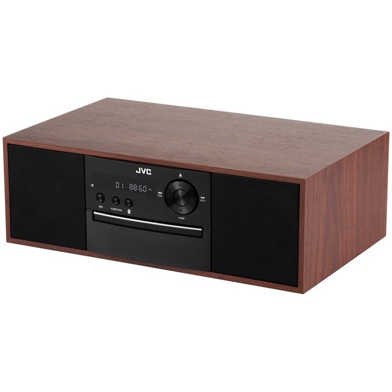Fotografie Microsistem audio JVC RD-E761, 16W, Bluetooth, USB, CD, Radio FM, maro