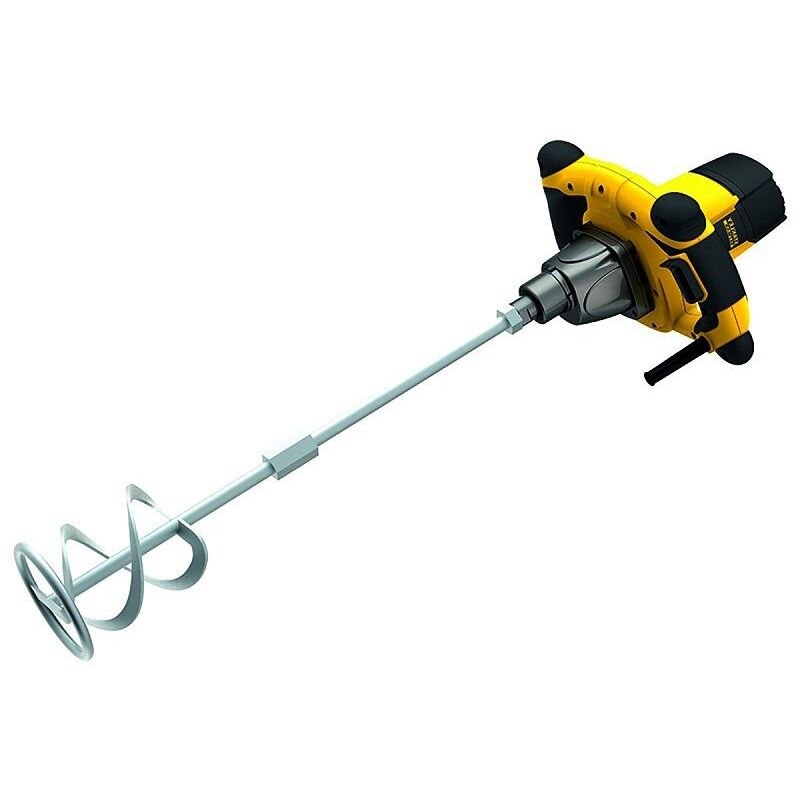 Fotografie Mixer electric pentru amestecare mortar/vopsea STANLEY FatMax FME190, putere 1600 W, tija de 140 mm, cuplu max 80 Nm, cutie 2 viteze, turatie maxima 750 RPM, maner cauciucat confortabil, lungime cablu 4m, tensiune alimentare 220V
