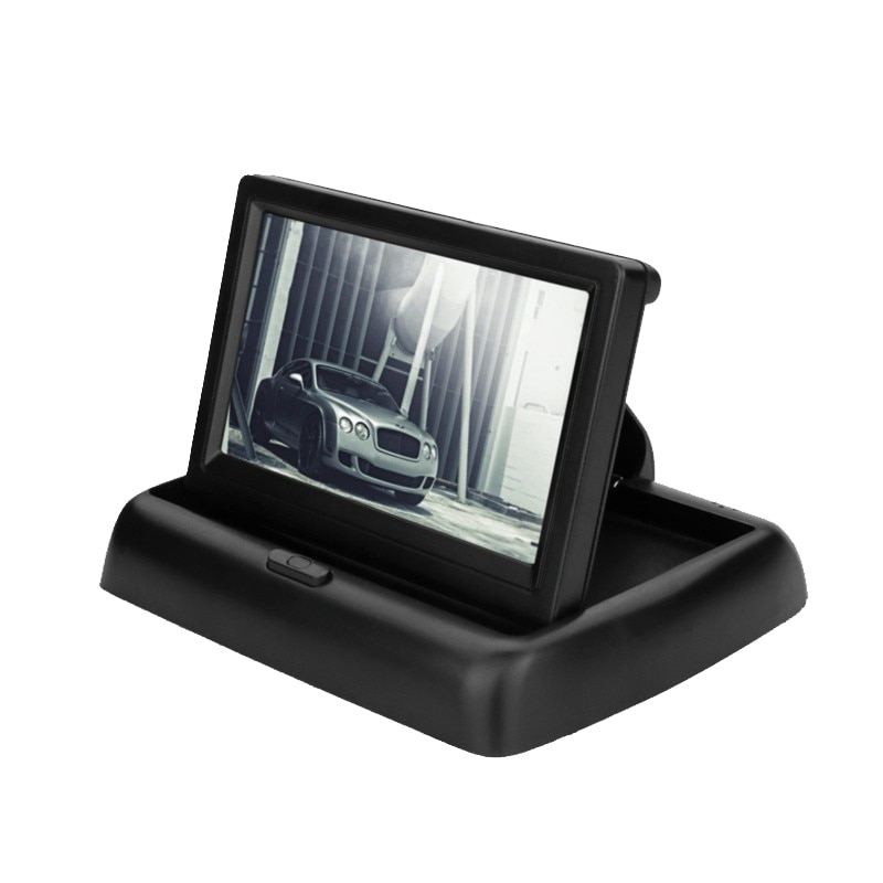 Fotografie Monitor Color TFT-LCD Car Vision, MM-01, 4.3” rabatabil, 2 intrari video, rezolutie 480 x 272