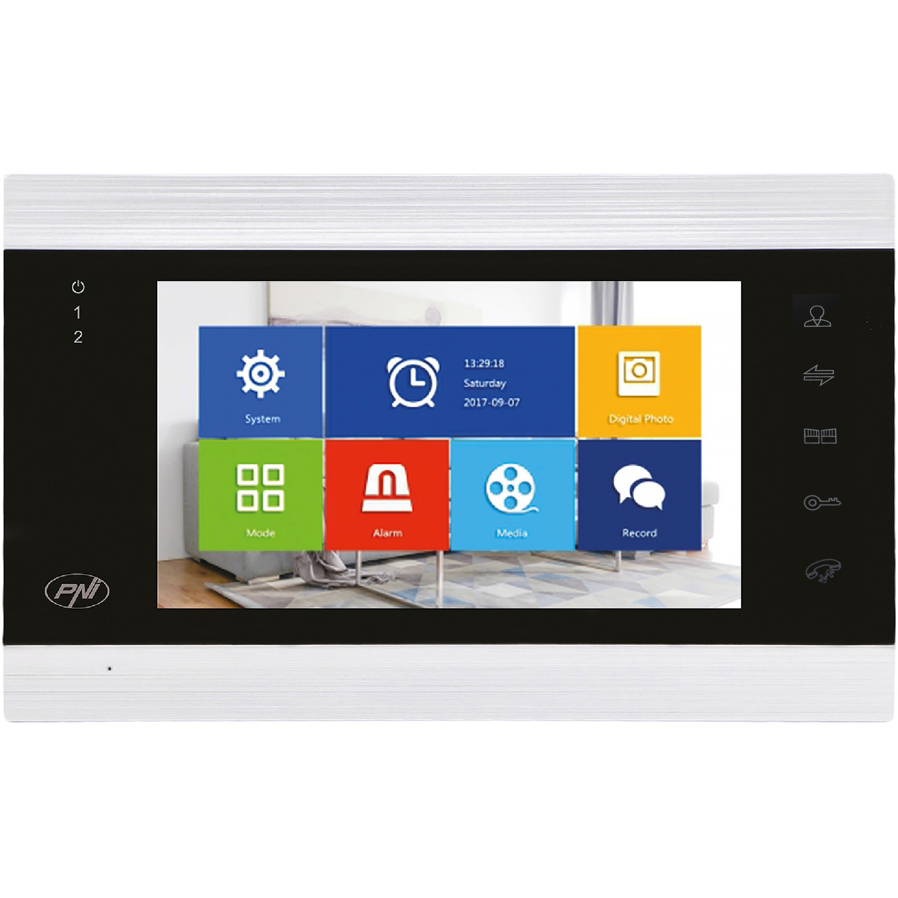 Fotografie Monitor suplimentar pentru Interfon video inteligent PNI SafeHome PT720MW