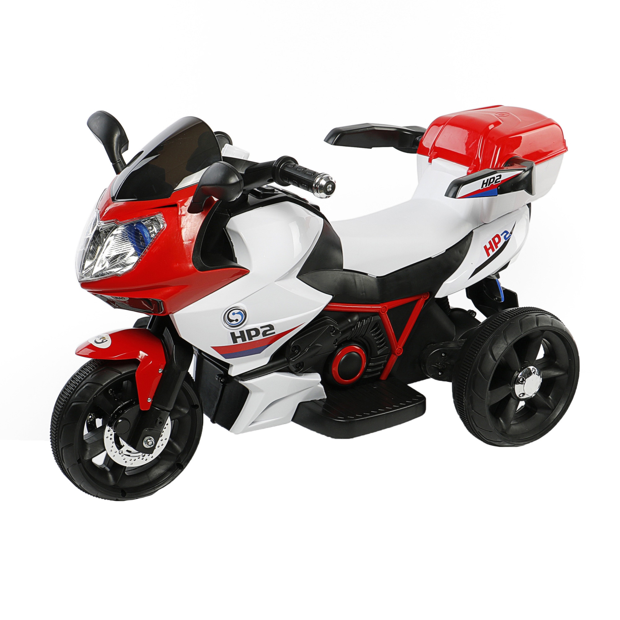 Fotografie Motocicleta electrica Mappy, pentru copii, Alb/Rosu