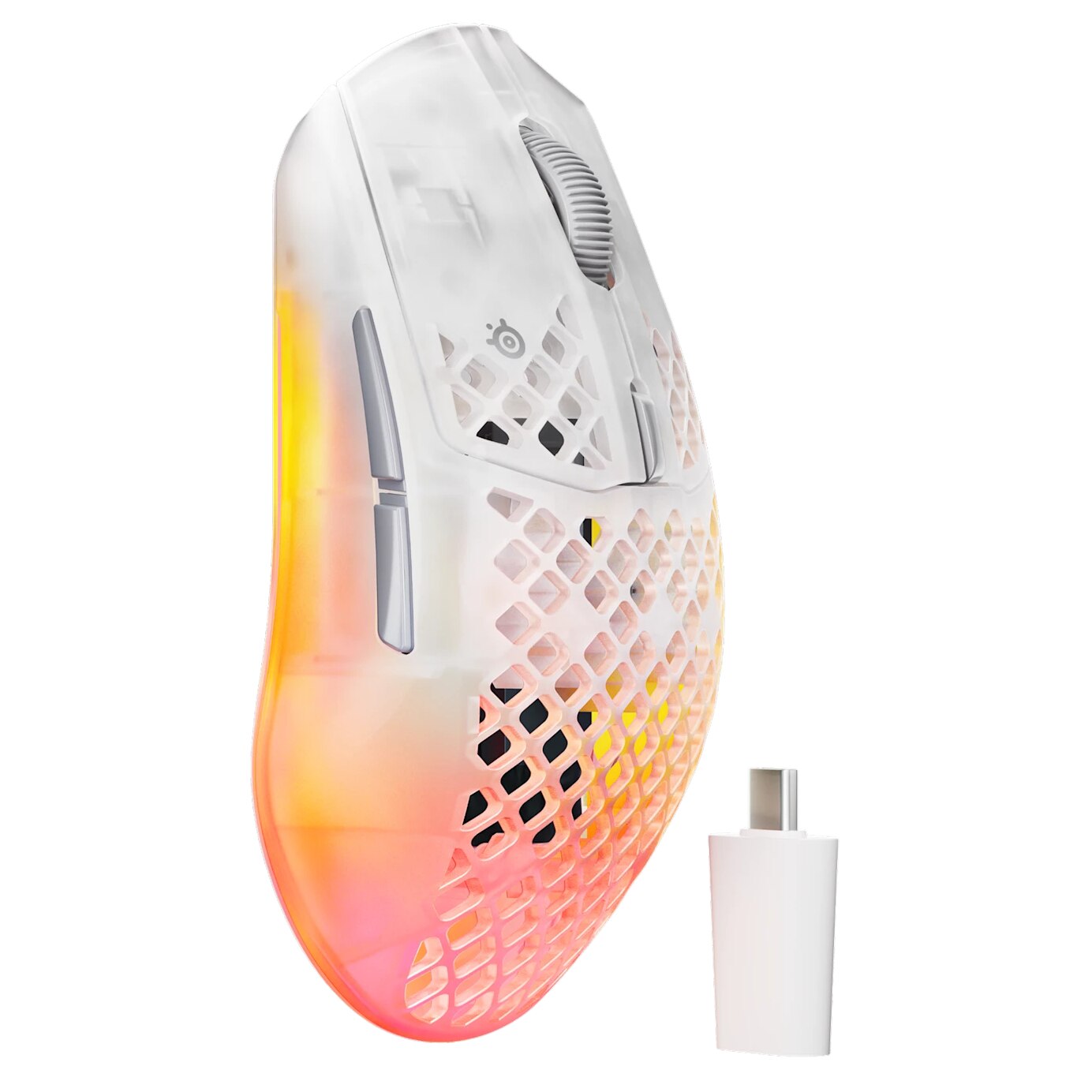 Fotografie Mouse Gaming Aerox 3 Wireless Gen 2, 26K DPI, Ghost
