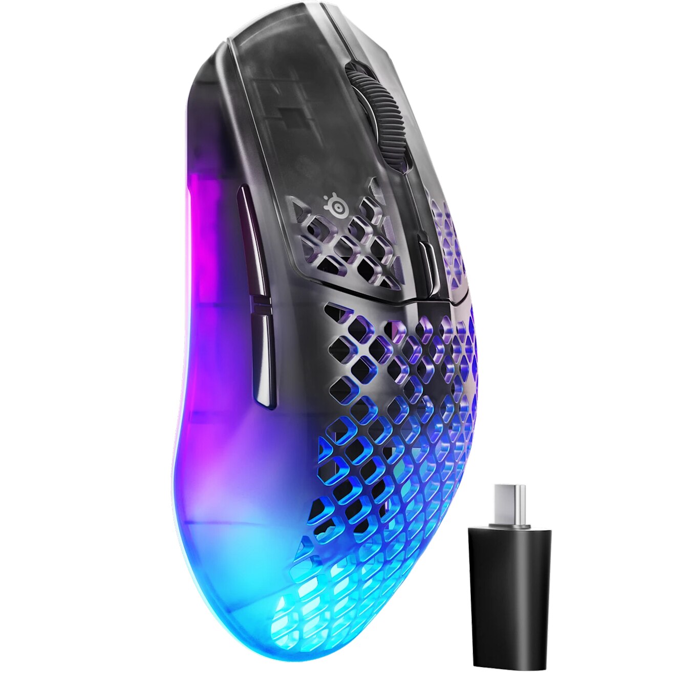 Fotografie Mouse Gaming Aerox 3 Wireless Gen 2, 26K DPI, Shadow