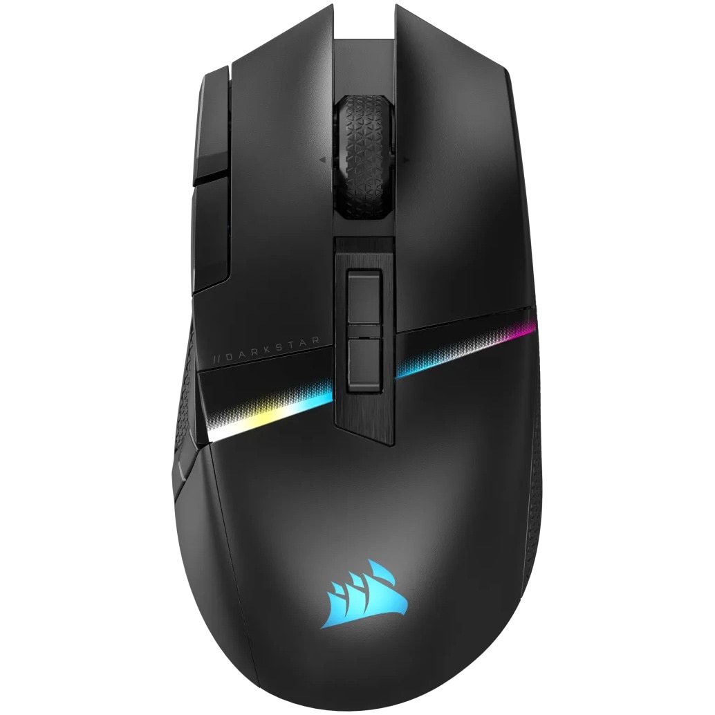 Fotografie Mouse gaming Corsair Darkstar, wireless, 26k DPI, Negru