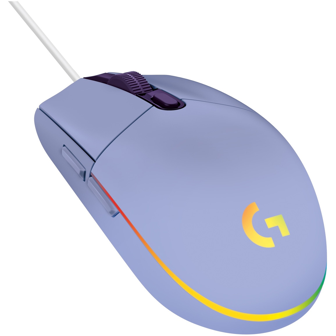 Fotografie Mouse gaming Logitech G102 Lightsync, 8000 dpi, Lilac