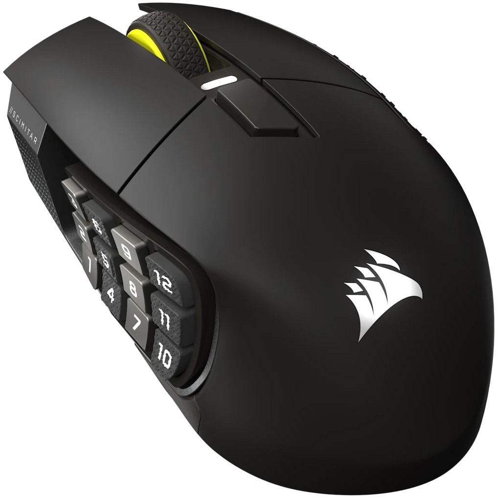 Fotografie Mouse gaming Scimitar Elite SE wireless, 33000 DPI, gun-metal