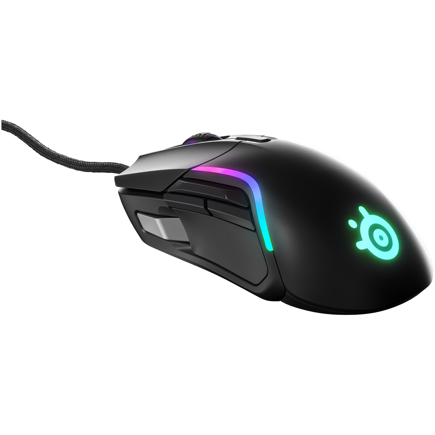 Fotografie Mouse gaming SteelSeries Rival 5, iluminare RGB, 85g, Negru