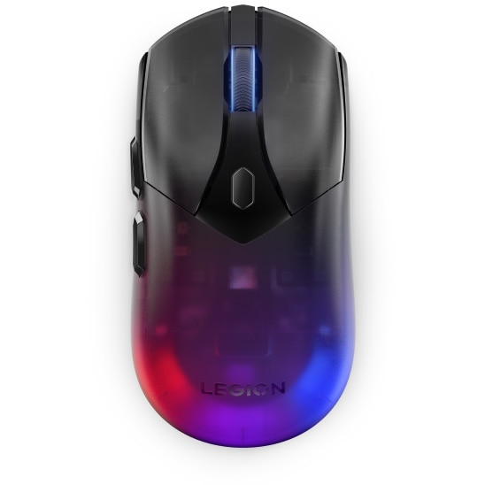 Fotografie Mouse Gaming Wireless Lenovo Legion M410, RGB, Negru