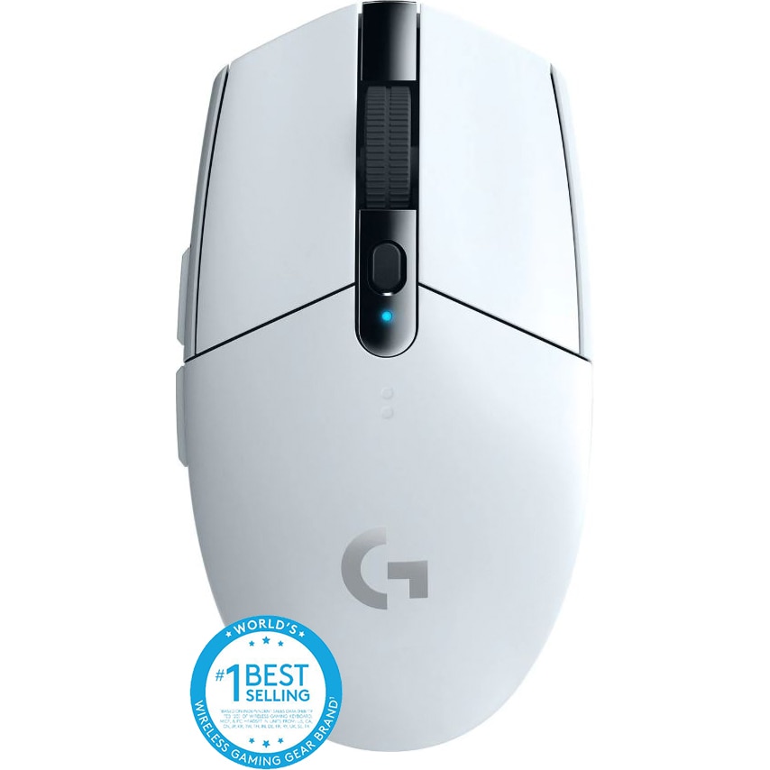 Fotografie Mouse gaming wireless Logitech G305 LightSpeed Hero 12K DPI, Alb
