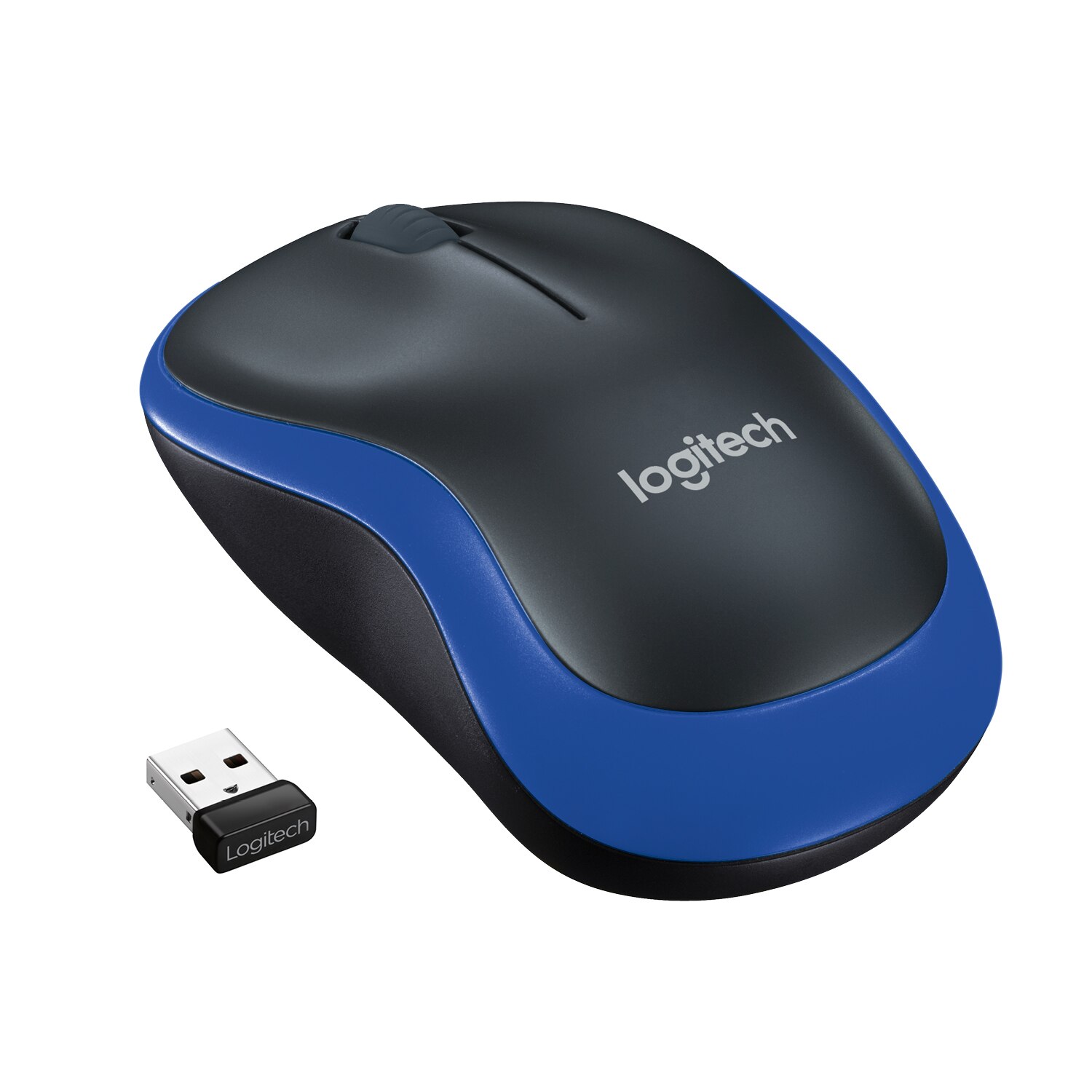 Fotografie Mouse Logitech M185, USB, Albastru