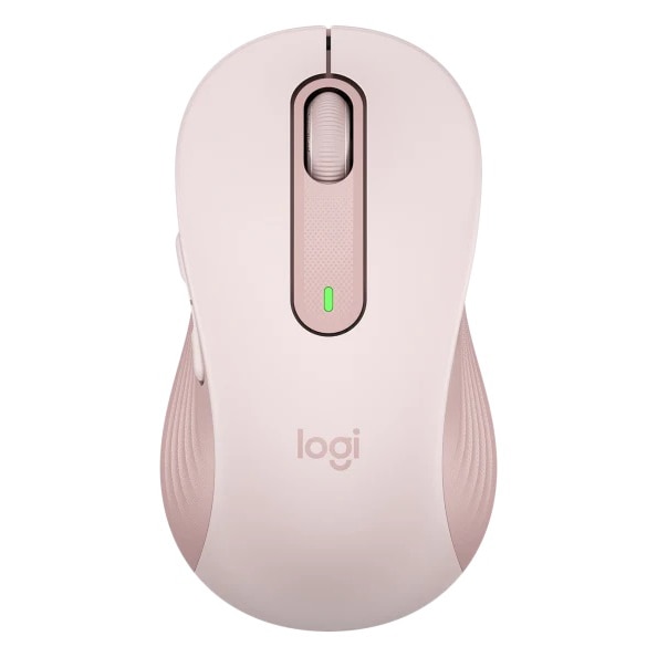 Fotografie Mouse Logitech M650 L Silent, Bluetooth, Wireless, Bolt USB receiver, Roz