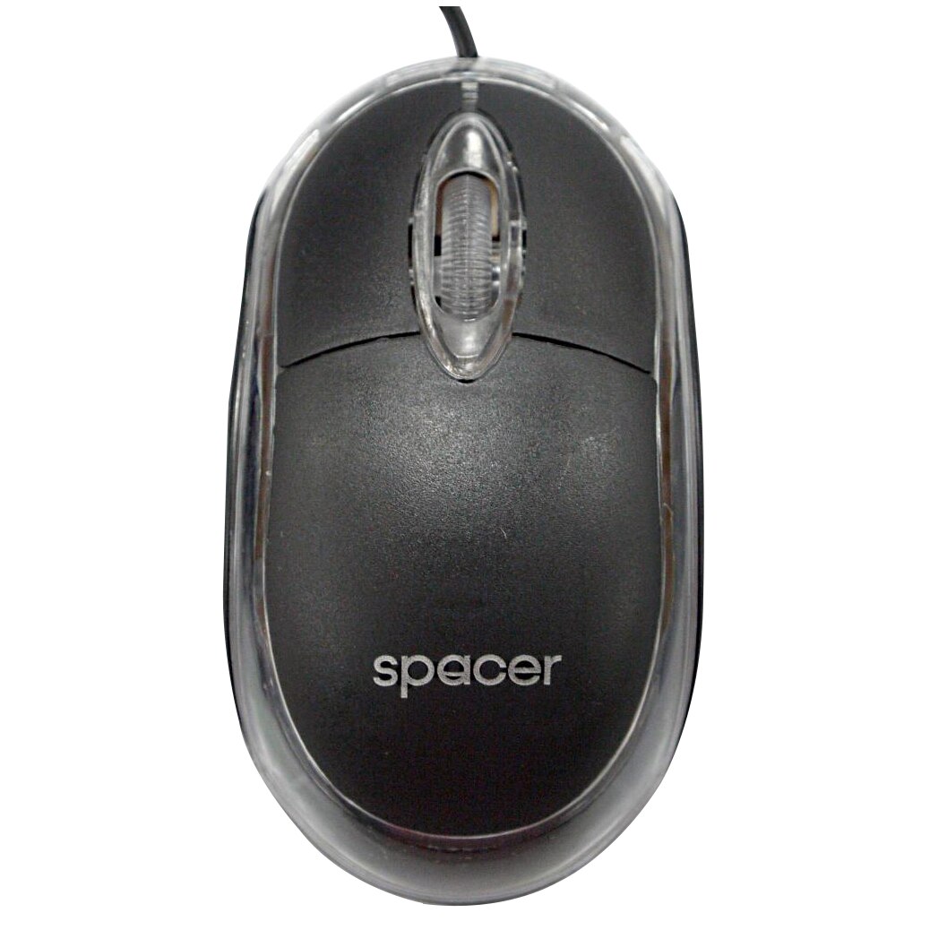 Fotografie Mouse optic Spacer SPMO-080, 800 DPI, USB, Black