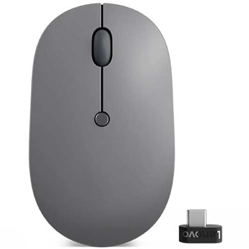 Fotografie Mouse wireless Lenovo GO, USB-C, Storm Grey