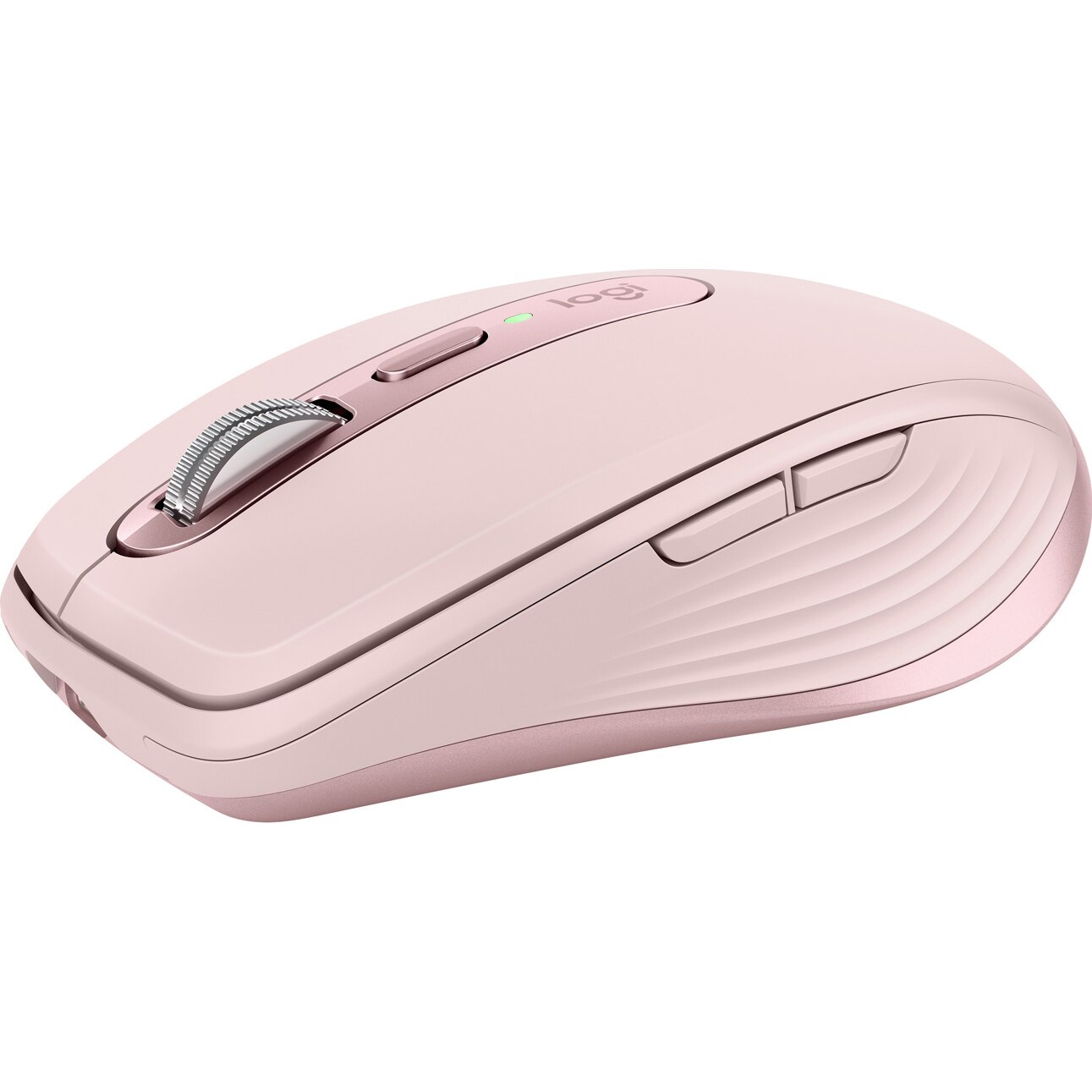 Fotografie Mouse wireless Logitech MX Anywhere 3, 2.4GHz&Bluetooth, Scroll MagSpeed, Multidevice, USB-C, Rose