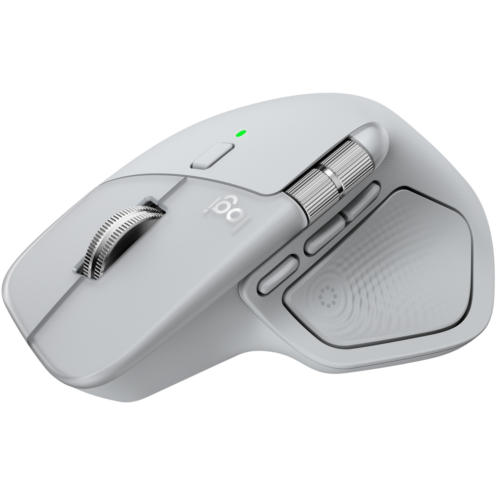 Fotografie Mouse Wireless Logitech MX Master 4, Silent, USB, 8000 dpi, BT, Pale Grey