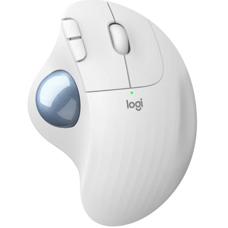 Fotografie Mouse Wireless Trackball Logitech ERGO M575, Offwhite