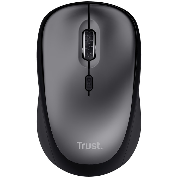 Fotografie Mouse wireless Trust Yvi+ Silent, 1600 DPI, Negru