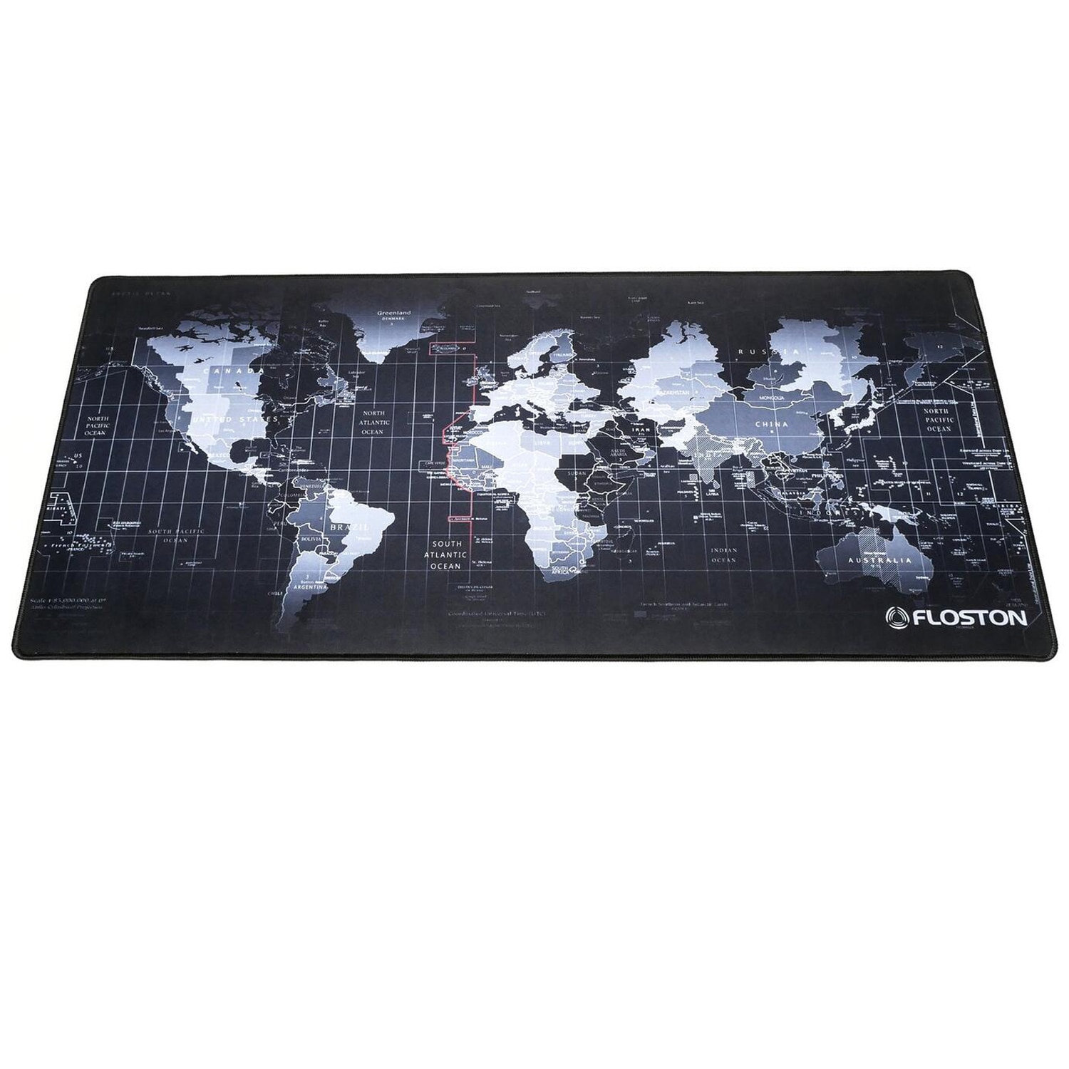 Fotografie Mousepad Floston model World harta lumii, margini cusute, 900 x 400 x 3mm