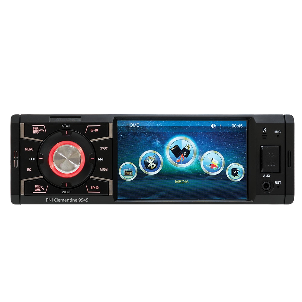 Fotografie MP5 player auto PNI, Clementine 9545 1DIN, display 4 inch, 50Wx4, Bluetooth, radio FM, SD si USB, 2 RCA video IN/OUT