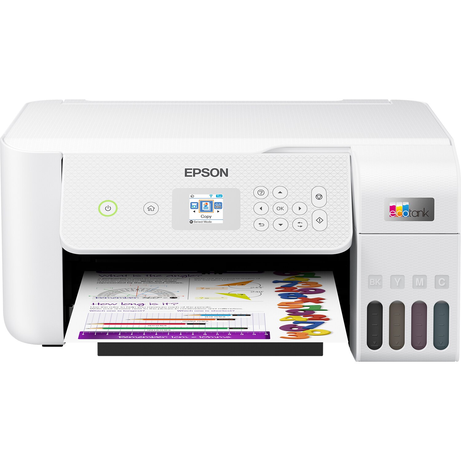 Fotografie Multifunctional inkjet color Epson EcoTank L3266, Wireless, A4, Alb