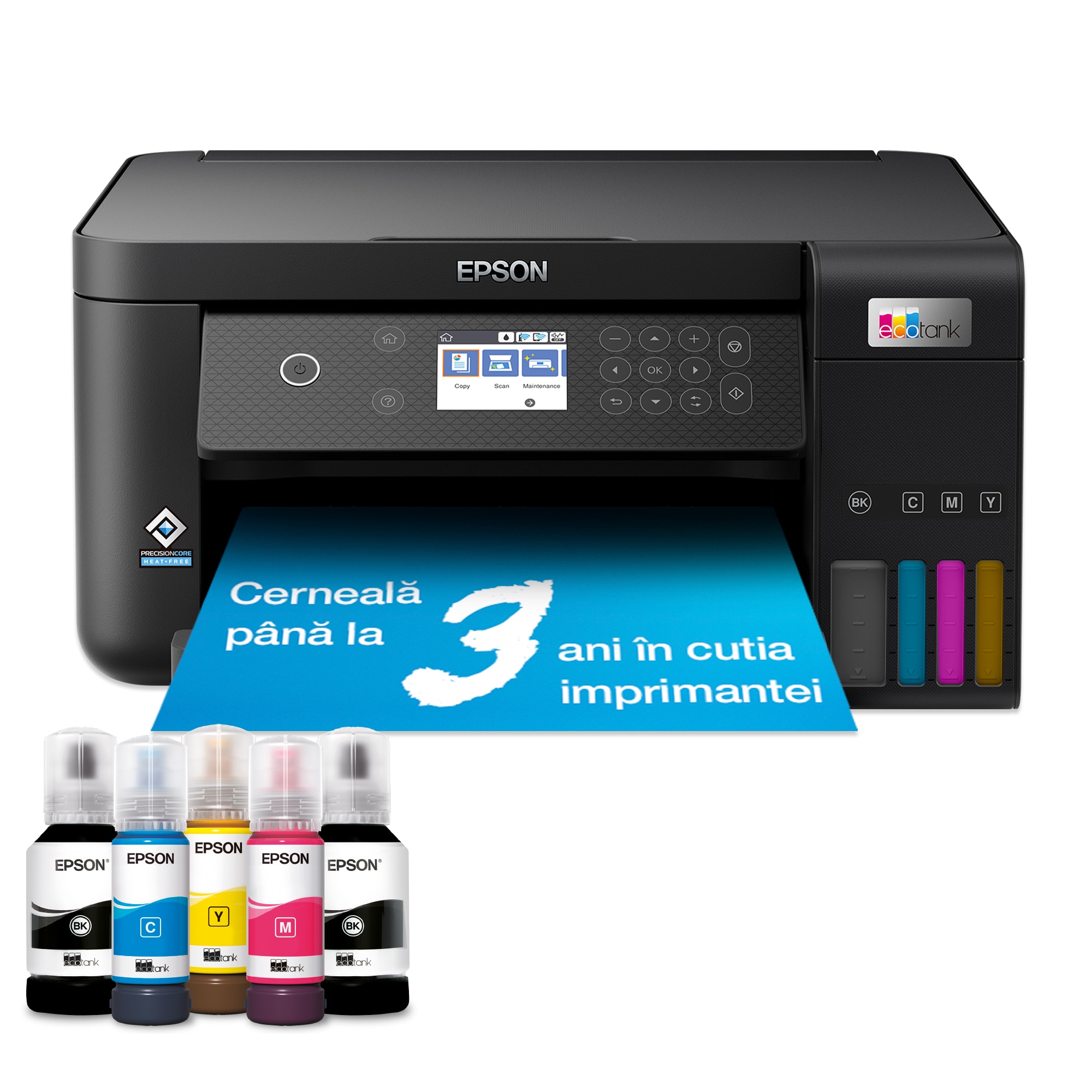 Fotografie Multifunctional Inkjet color Epson L6260 EcoTank CISS, A4, Wireless