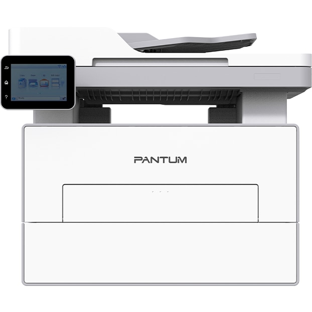 Fotografie Multifunctional laser monocron Pantum BM4300ADW , Efficient Pro Series, printare, copiere, scanare, ADF, ecran 3.5" touch, Bluetooth, USB, Ethernet, Wi-Fi, viteza printare 33ppm(A4)/35ppm(Letter), 512MB, Alb
