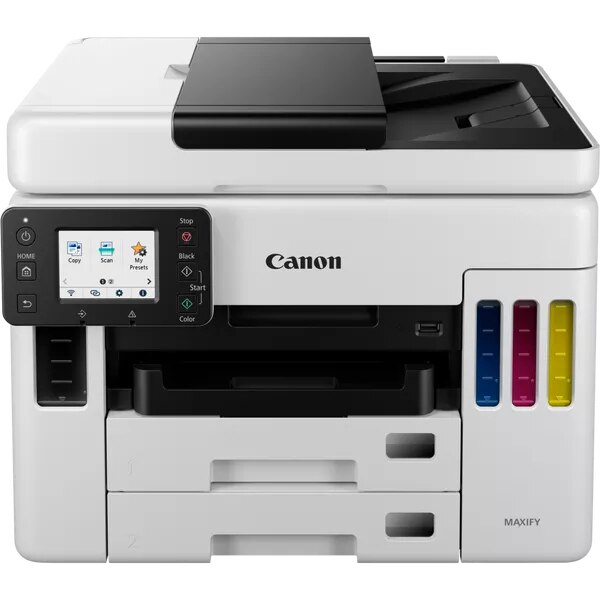 Fotografie Multifunctionala Canon Maxify GX7040 InkJet CISS, Color, A4, Duplex, Retea, Wi-Fi, Fax