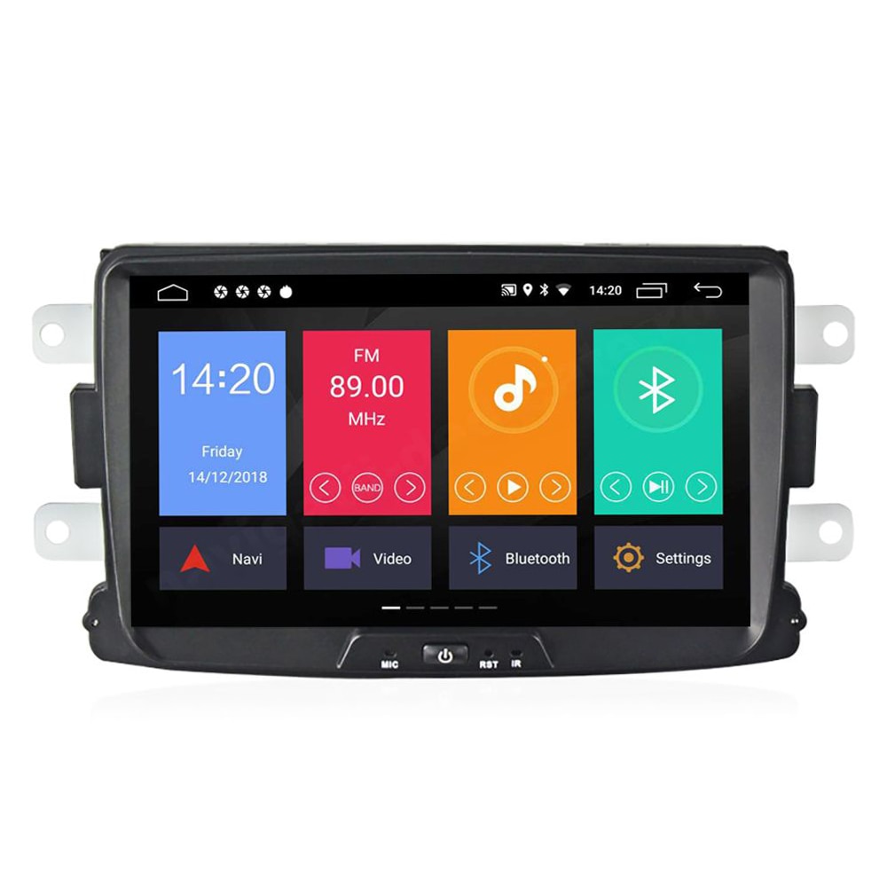 Fotografie Multimedia player auto PNI DAC100 cu Android 10, 2GB DDR3/ROM 32GB, Sistem navigatie pentru Dacia Logan 2, Sandero, Duster, Renault Captur, Touch Screen Bluetooth RDS