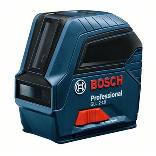Fotografie Nivela laser cu linii Bosch Professional GLL 2-10, 10 m, ± 0.3 mm/m precizie, 650 nm dioda laser, IP 54, ± 4° domeniu de autonivelare