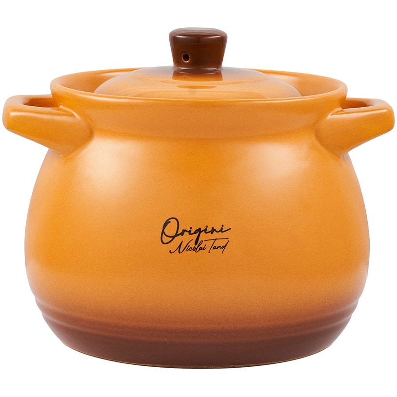 Fotografie Oala ceramica cu capac Cooking by Heinner - Origini Chef Nicolai Tand, 14.5 x 16 cm, 3 L