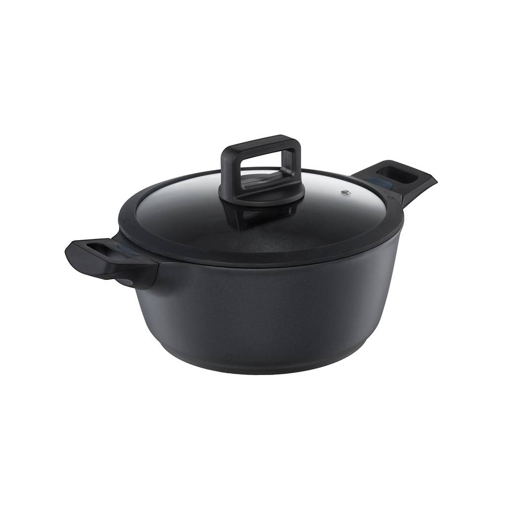 Fotografie Oala cu capac Ambition Ultimo, acoperire ILAG, indicator temperatura, 20 cm, 2.3L