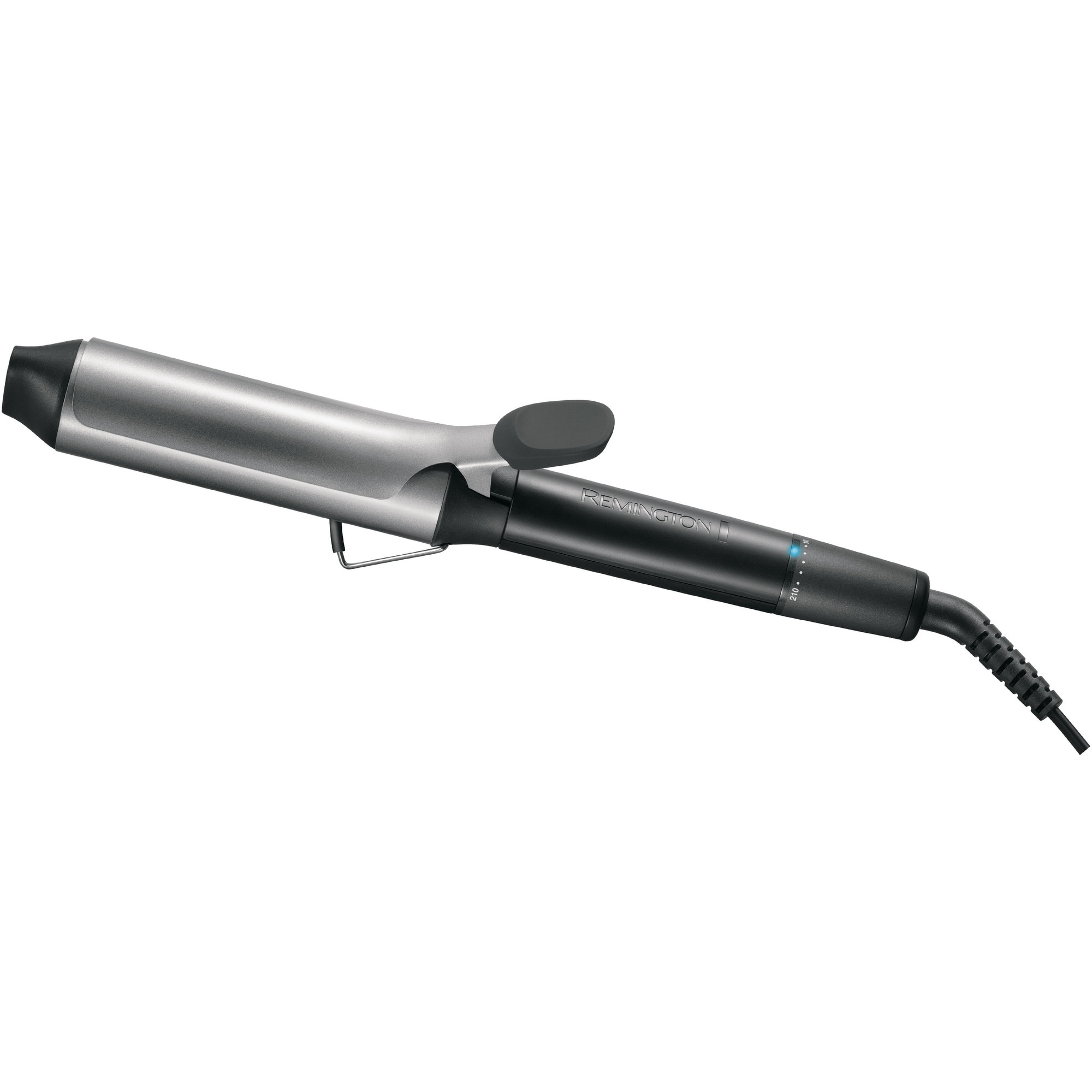 Fotografie Ondulator de par Remington Ci5538, 210°C, 38 mm, Argintiu/Negru