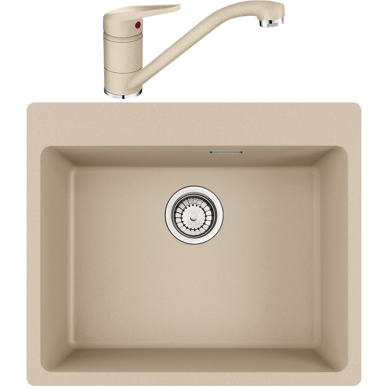 Fotografie Pachet chiuveta bucatarie fragranite Franke MRG 610-54, 590x500 mm + Baterie Novara Plus, Avena