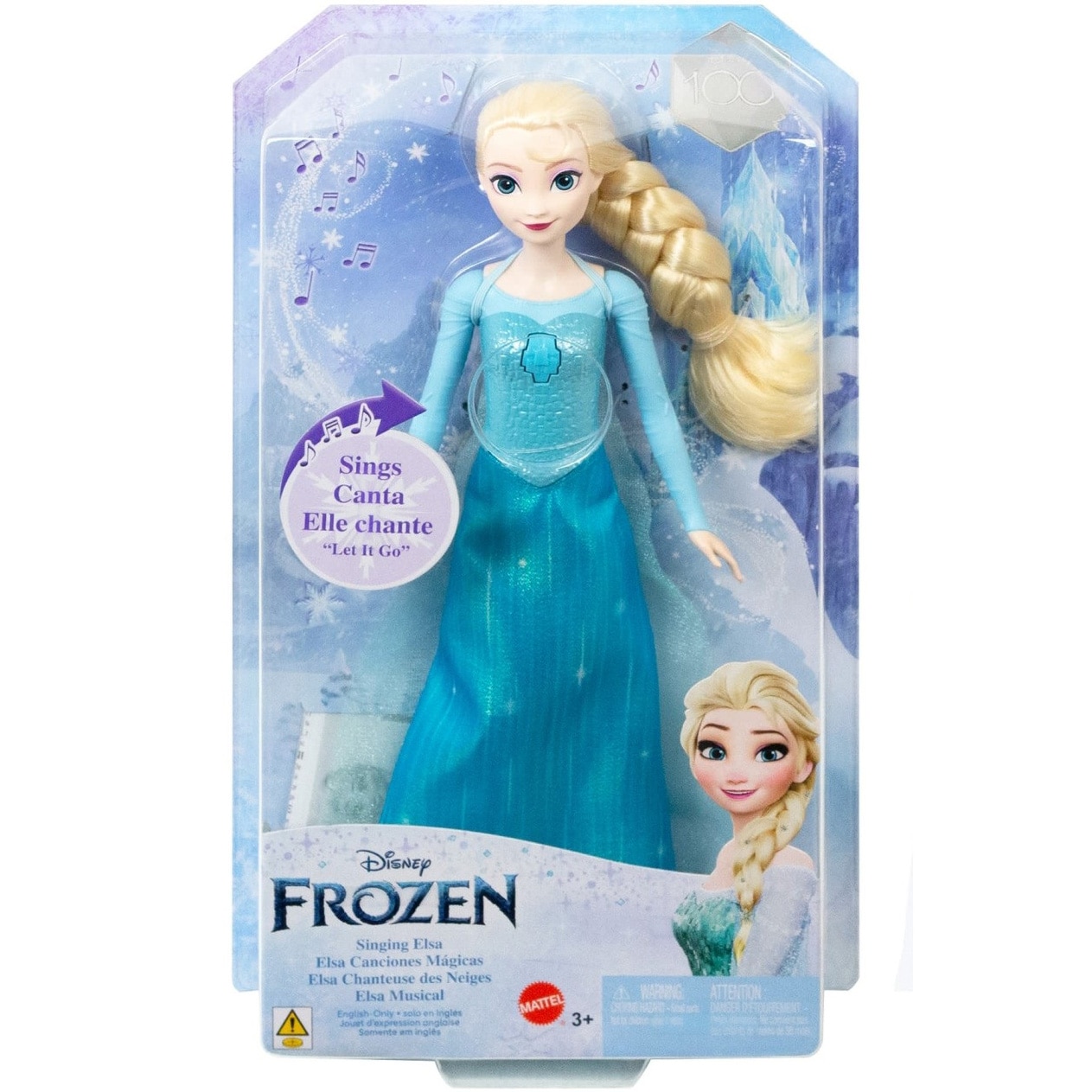 Fotografie Papusa Disney Frozen - Cantareata Elsa, 29 cm