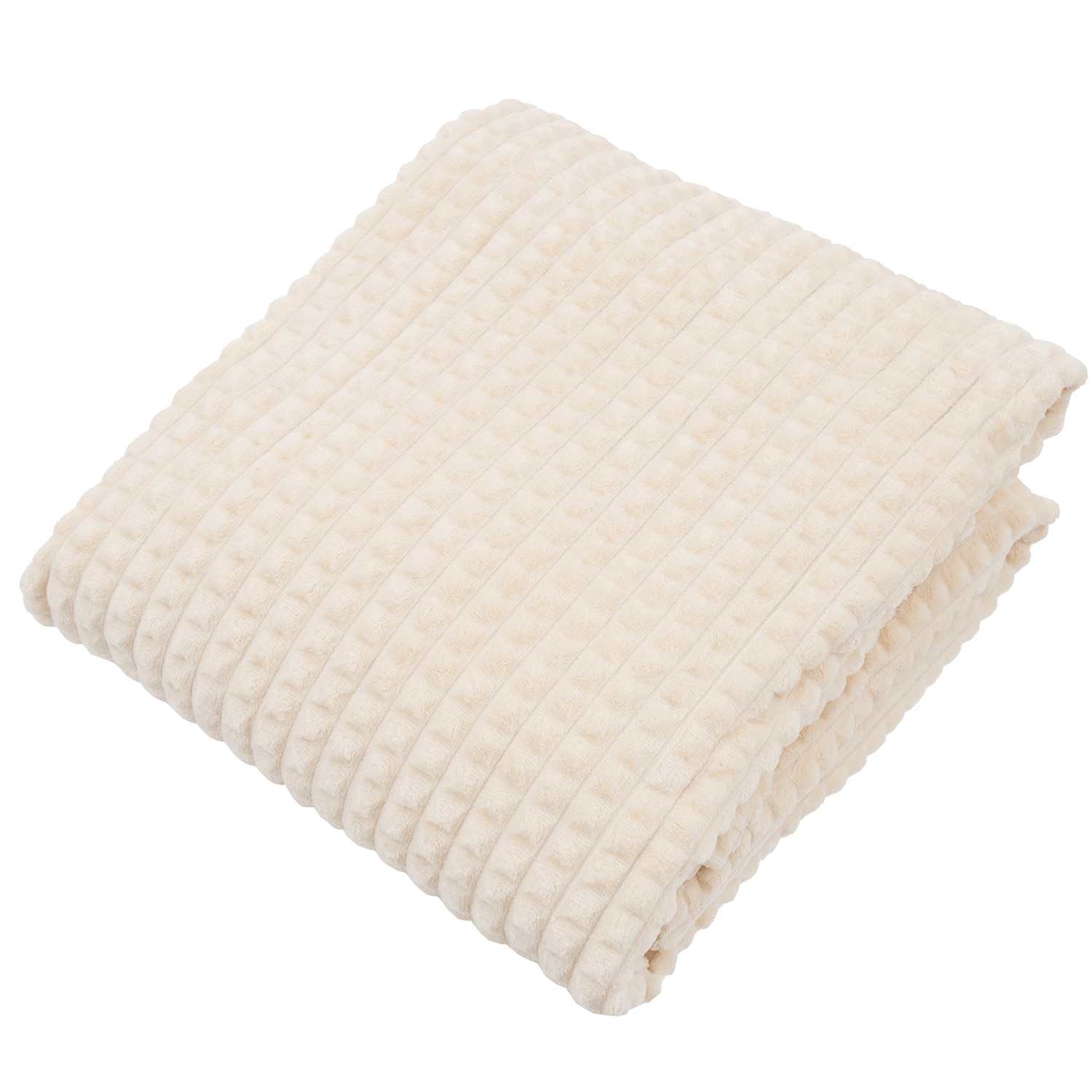 Fotografie Patura flannel Softy Heinner Home, 150x200 cm, poliester 100%, crem