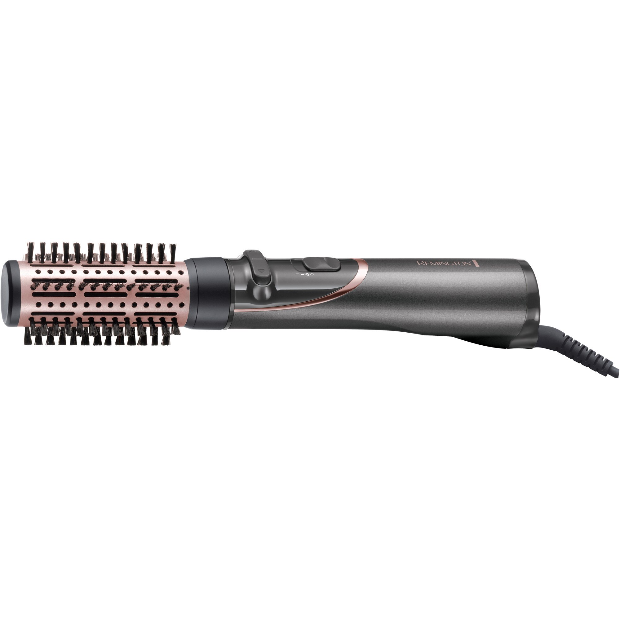 Fotografie Perie rotativa cu aer cald Curl & Straight Remington Confidence AS8606, 800W, 2 trepte de temperatura/viteza