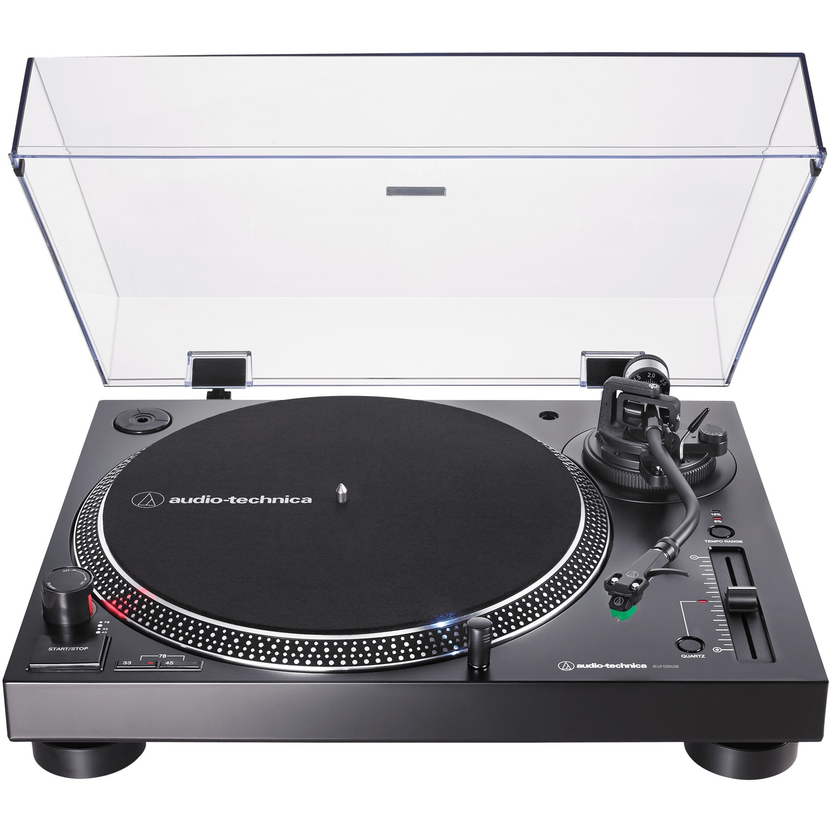 Fotografie Pickup Audio-Technica AT-LP120XUSB, Direct-Drive, 33-1/3 RPM, 45 RPM, 78 RPM, DJ, Manual, Negru