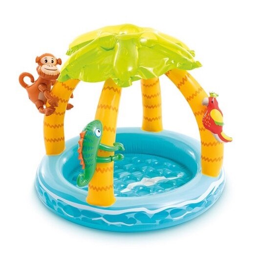 Fotografie Piscina gonflabila Intex Baby - Insula tropicala, 102 x 86 cm