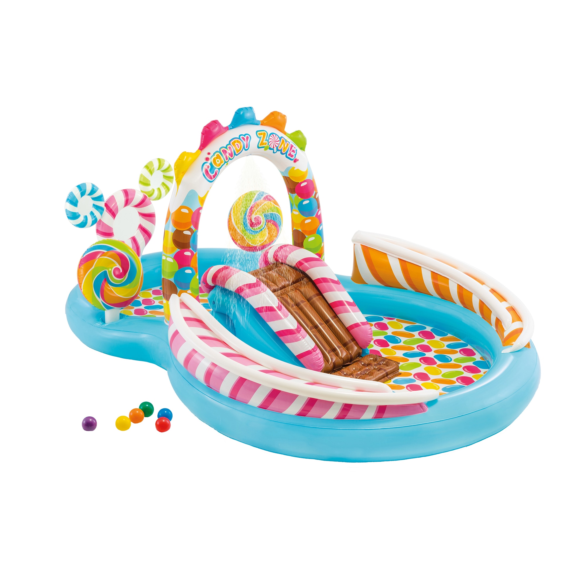 Fotografie Piscina gonflabila Intex - Candy Zone, 295 x 191 x 130 cm