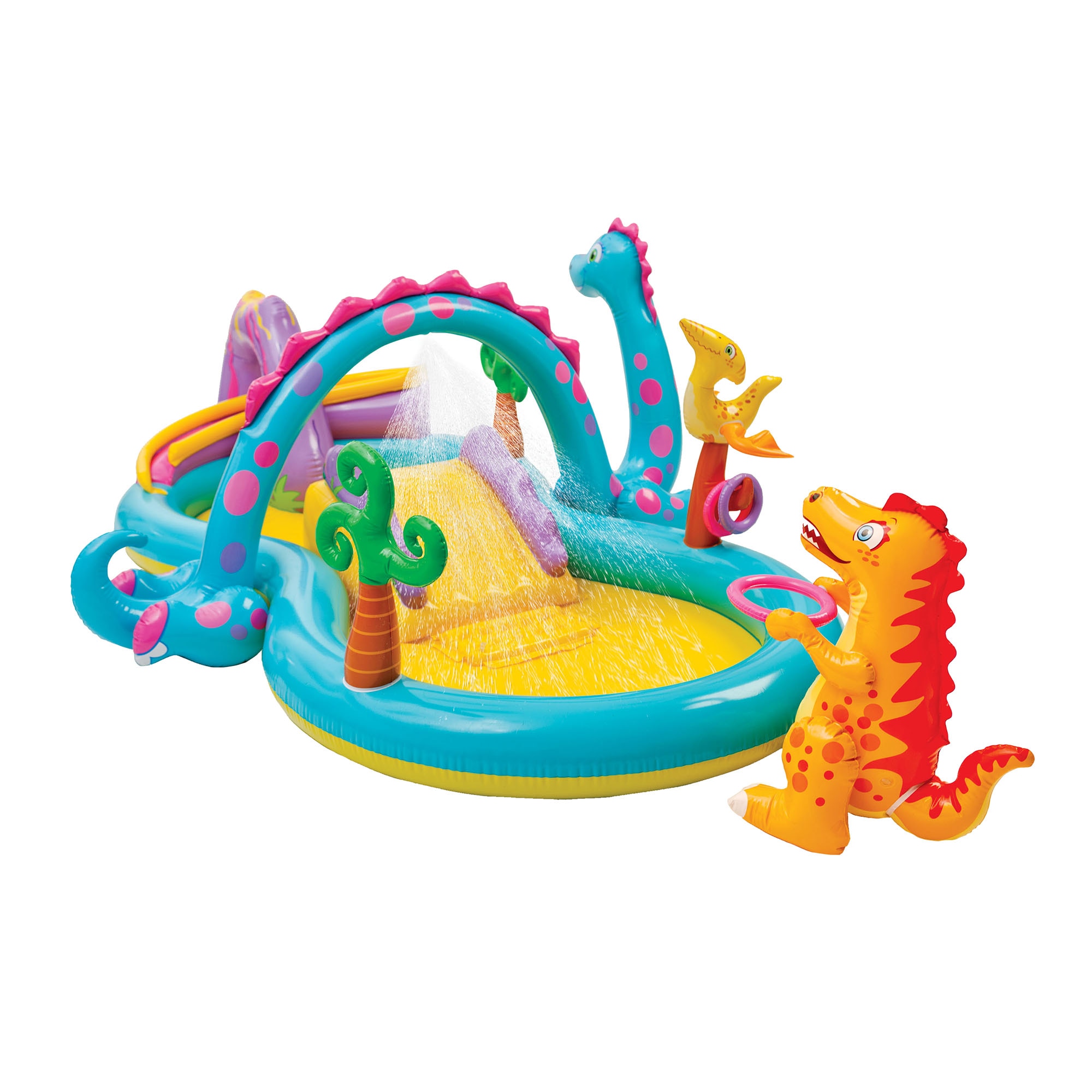 Fotografie Piscina gonflabila Intex - Dinoland, 302 x 229 x 112 cm