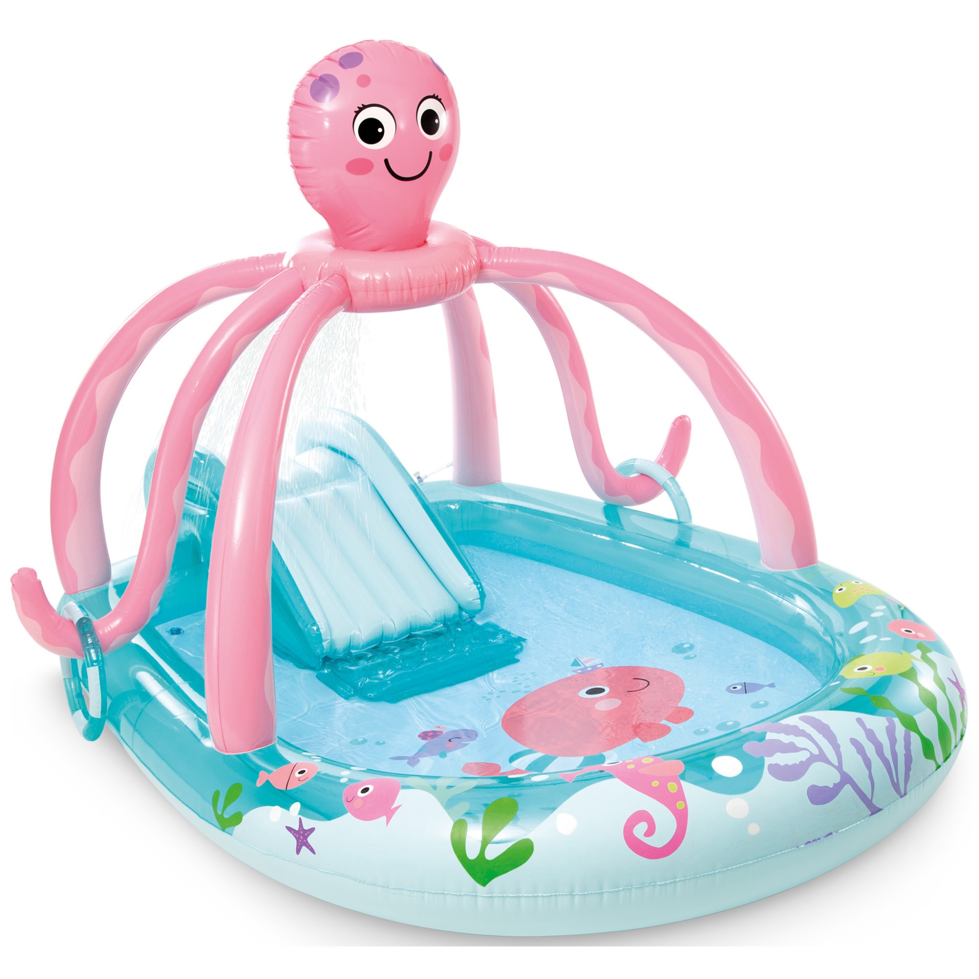 Fotografie Piscina gonflabila Intex - Friendly Octopus, 234 x 183 x 150 cm