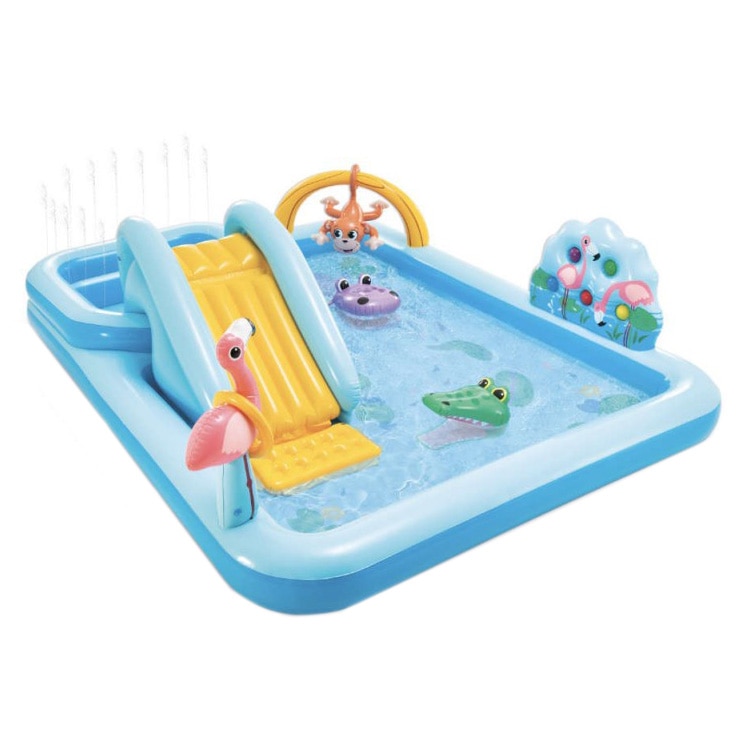 Fotografie Piscina gonflabila Intex - Jungle adventure, 244 x 198 x 71 cm