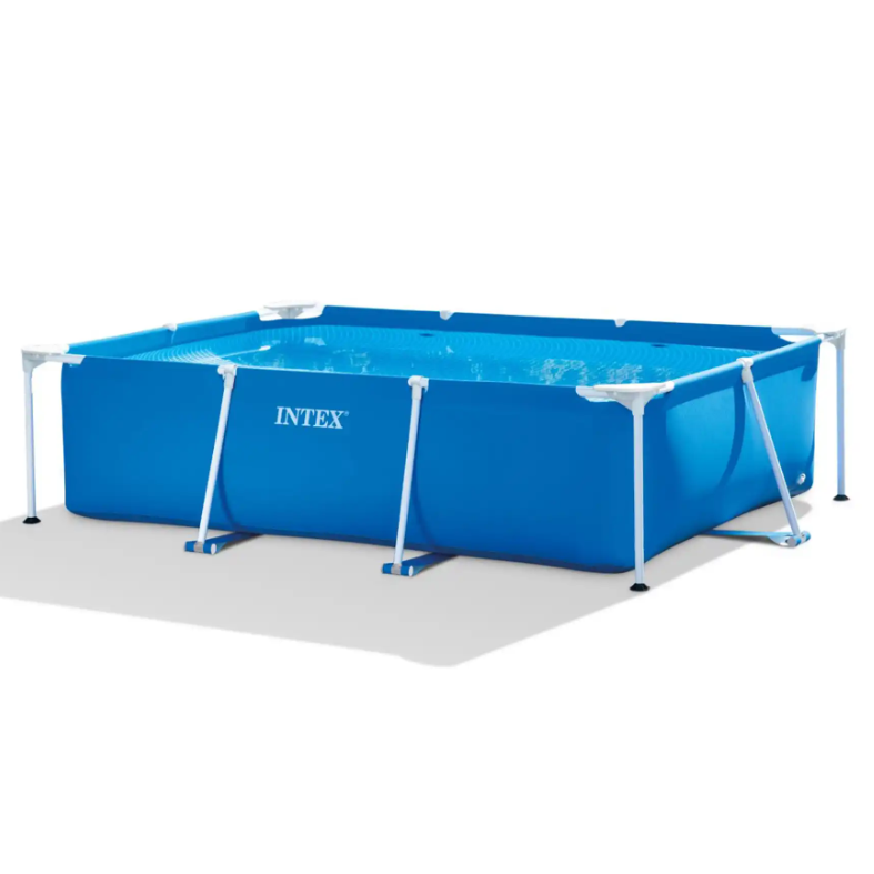Fotografie Piscina rectangulara cu cadru metalic Metal Frame Intex 28270NP, 220x150xH60 cm (nu contine pompa cu filtru)