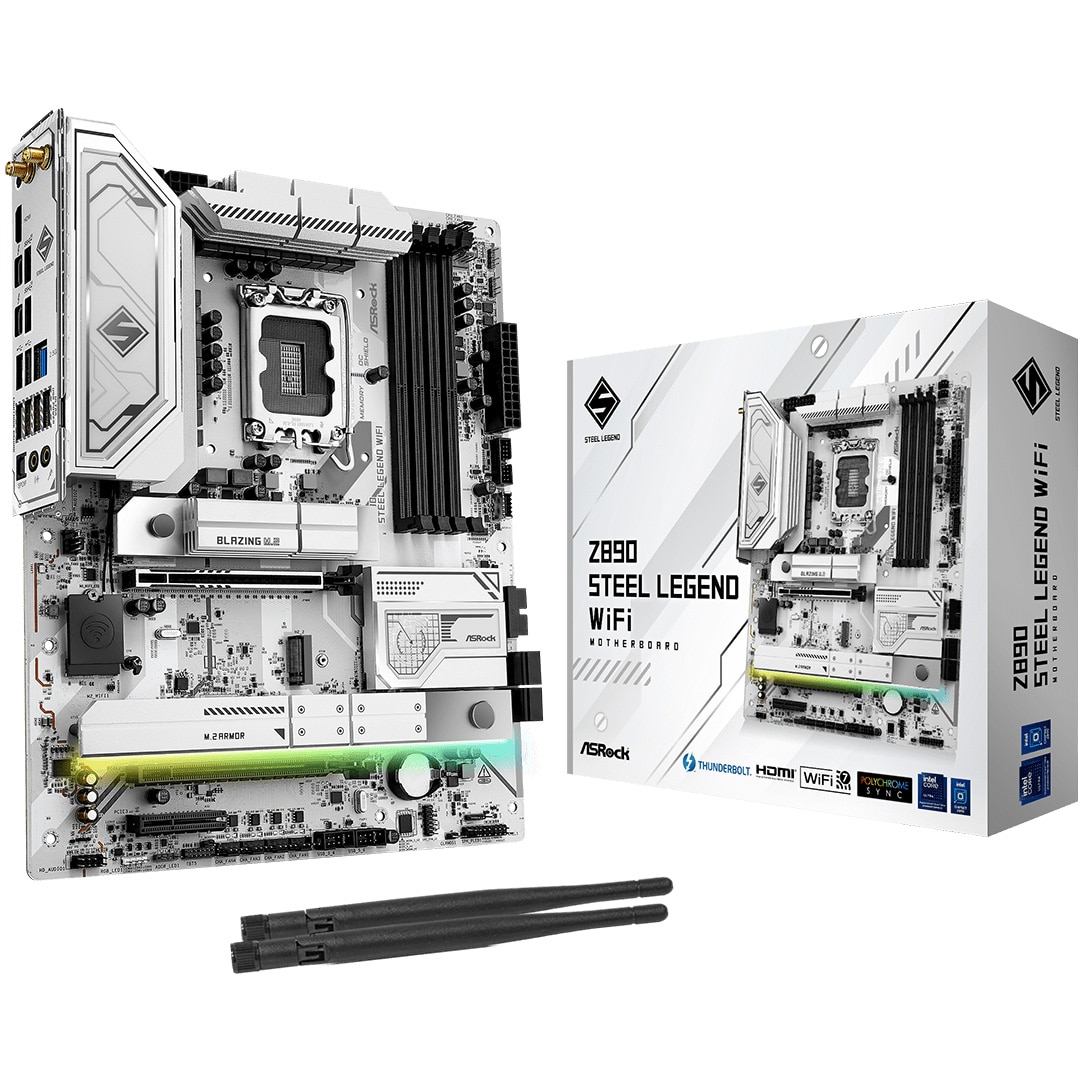 Fotografie Placa de Baza ASROCK Z890 STEEL LEGEND WIFI, Socket LGA 1851